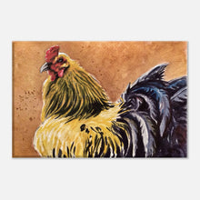 Load image into Gallery viewer, watercolor painting of a rooster by john farnsworth