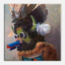 Load image into Gallery viewer, painting of zuni house blesser kachina by john farnsworth