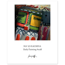 Load image into Gallery viewer, poster of malo kachina painting by john farnsworth