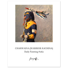 Load image into Gallery viewer, poster of a kachina painting by john farnsworth